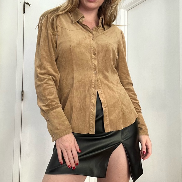 Western suede top - Picture 6 of 8